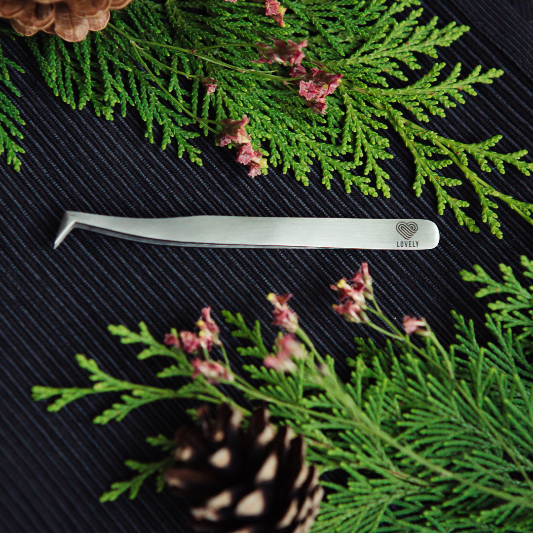 Volume Eyelash Extension Tweezers L-type Lovely (soft)