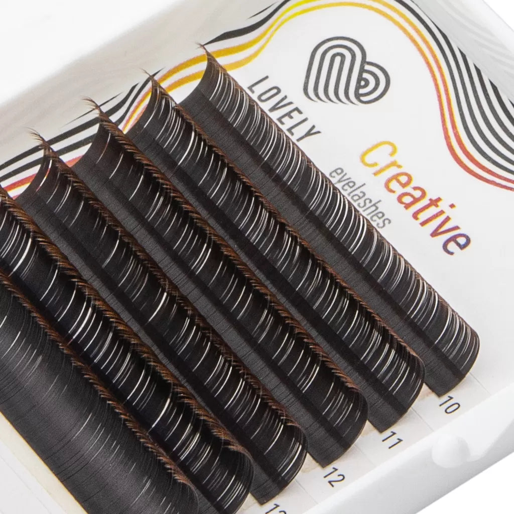 Lashes "Dunkle Schokolade" - 6 LinesMix