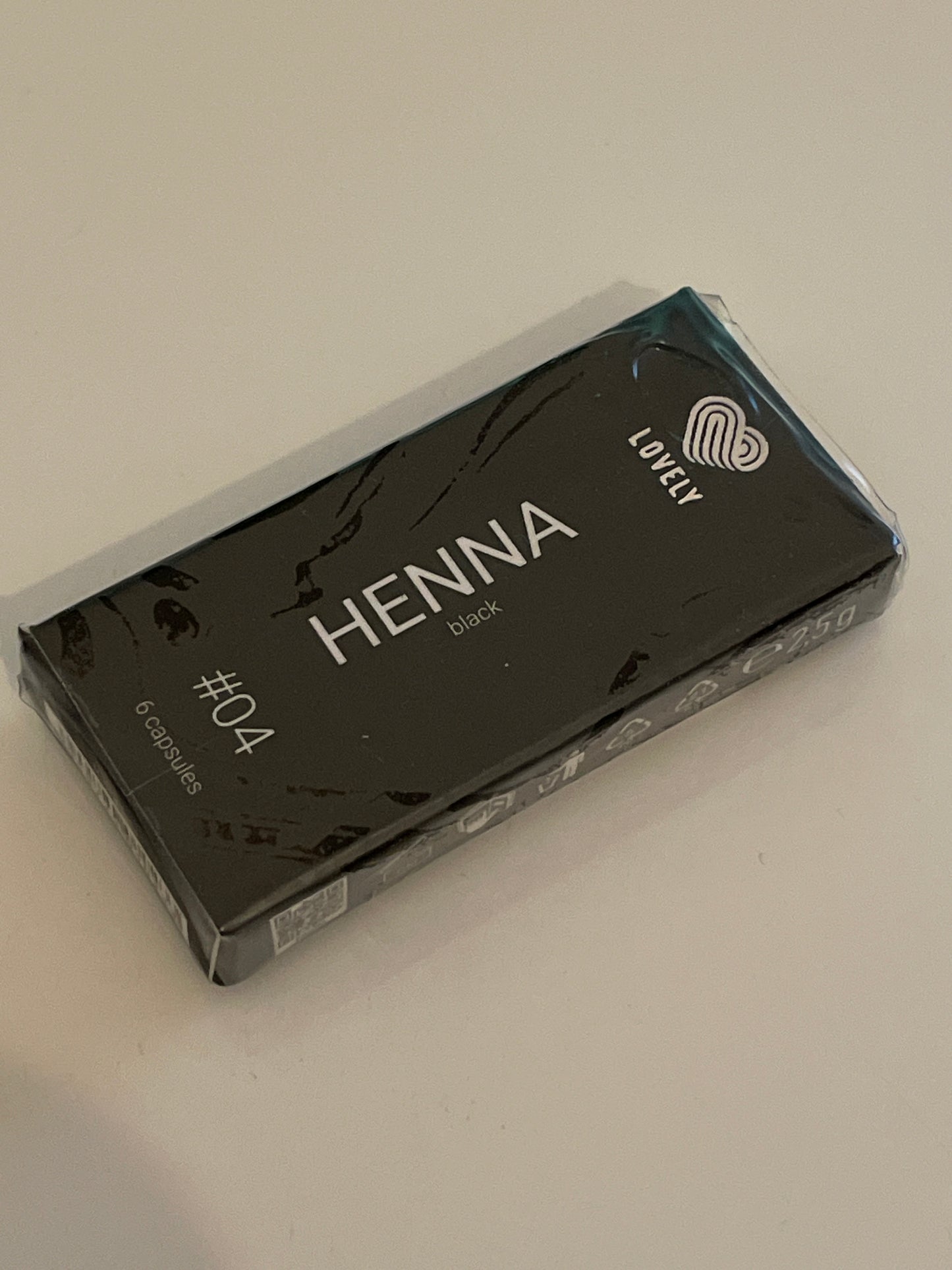 Henna für Augenbrauen 6 Kapseln (2,5 g)