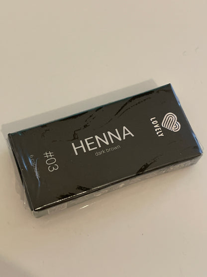 Henna für Augenbrauen 6 Kapseln (2,5 g)