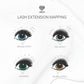Eyelash extensions "Deluxe" - 16 lines MIX